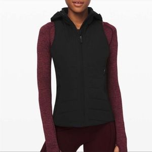 Lululemon Another Mile Vest, black, size 12
